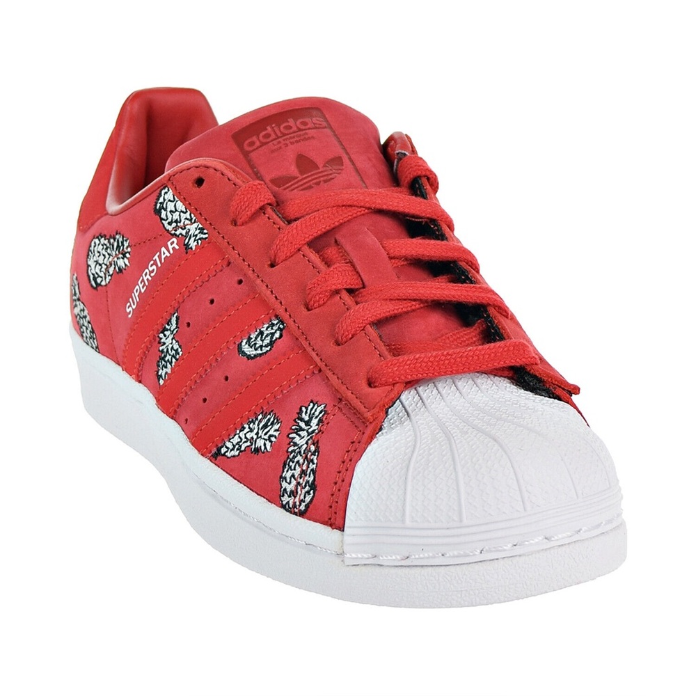 Farm Rio x Adidas Red Superstar Pineapple 6.5 - Picture 2 of 9